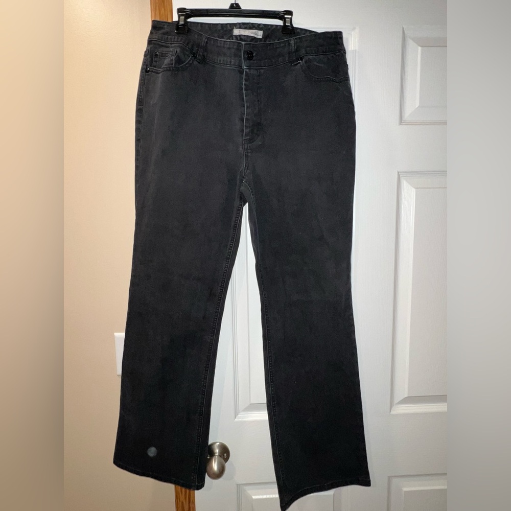 Chico's Platinum Dark Gray Pants